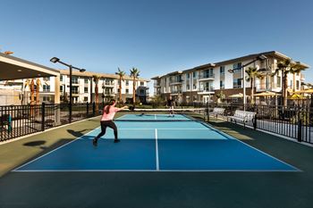 Pickleball court